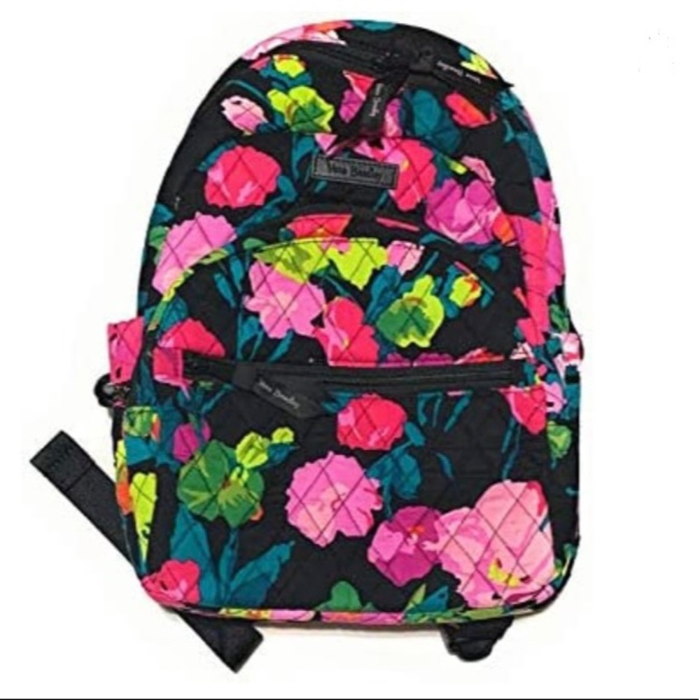 NWT Vera Bradley Mini Essential Compact Backpack In Hilo Meadow
